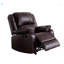 Fauteuil inclinable berçant en cuir synthétique