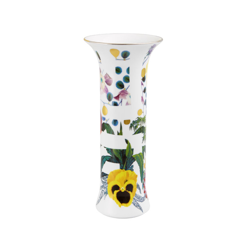 Primavera Handcrafted Porcelain China Table Vase