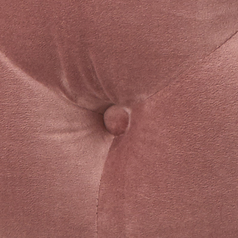 Laforest Velvet Ottoman, Blush Velvet