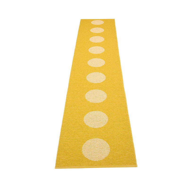 Rug VERA POP Mustard/Pale Yellow 2.25 x 9 ft, Runner 2'4" x 11'10"