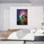 Hubble Telescope Lagoon Nebula - reproduction de photo sur toile tendue-56134449