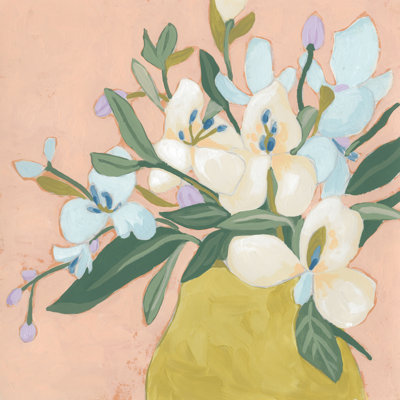 Floral Allure II by June Erica Vess - Wrapped Canvas Painting