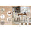Tufted Velvet Upholstered Parsons Chair in Beige