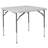 Parker 2.79-Foot Square Height Adjustable Plastic Folding Table