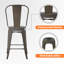 Tabouret de comptoir 24,4 po Caroga-165046222