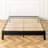 Solid Wood Platform Espresso Bed With Wooden Slats No Box Spring Needed Easy Assembly 12 Inch-119733068-119733069
