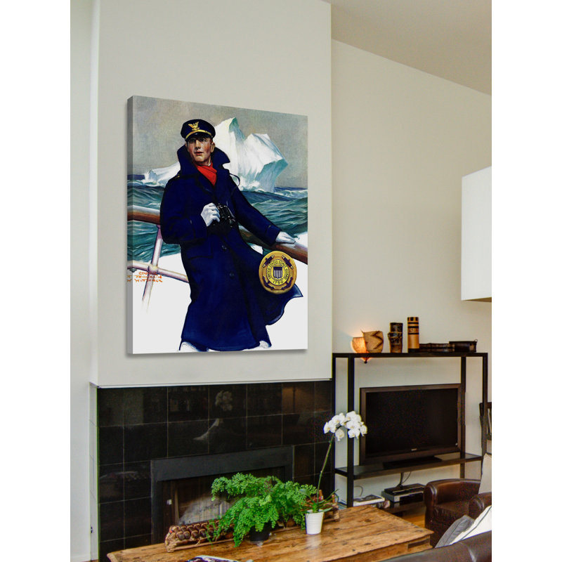 The Captain - Wrapped Canvas Print, 79cm H x 61cm W x 3.81cm D
