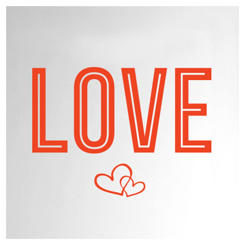 Wall Decal, Orange