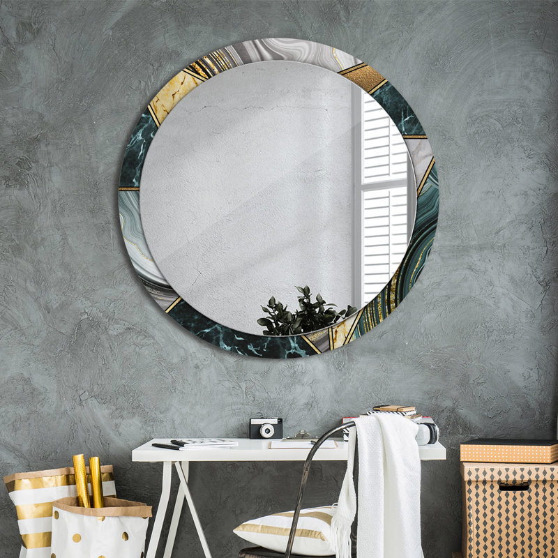 Huldar Glass Flat Wall Mirror