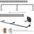 Harmoney 70.06'' Metal Wall Mounted Clothing Racks
