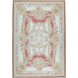 Hand-Knotted High-Quality Beige Area Rug