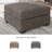 Aileen Oversized Accent Ottoman-121838863