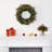 Snowed Pinecone Christmas Wreath with LED Lights