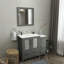  Ensemble de meuble-lavabo simple 42 "avec miroir-27042796