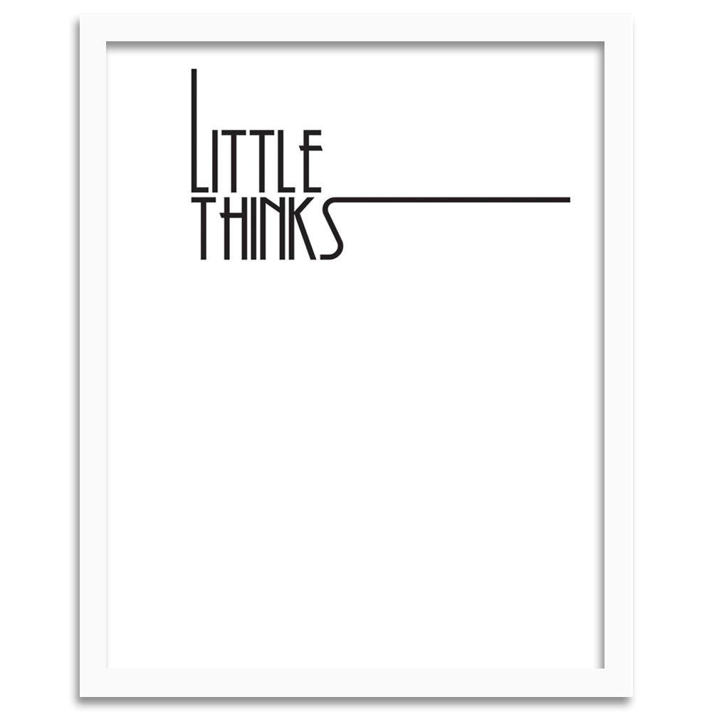 Gerahmtes Poster Little Thinks