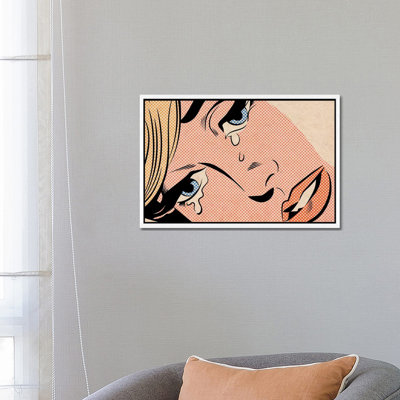 Crying Woman III by Joseph McDermott - Print on Canvas