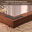 Gwenneth Rectangle Wood Mirror for Bathroom, Solid Pine Wood-878103208-932165482