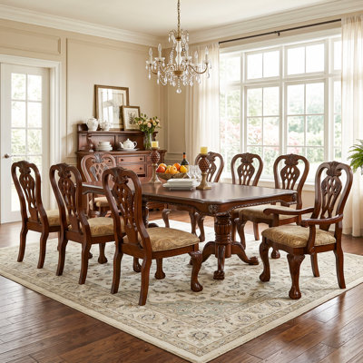 Jeremie 9-Piece Extendable Dining Table Set