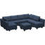 Canapé modulaire en U avec coussins en U 116,6 po Ashbury Ivery-46675913
