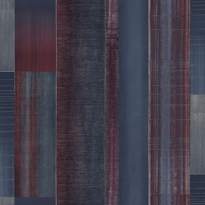 TexStyle Agen Stripe 33' L x 21" W Metallic/Satin Wallpaper Roll