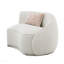 Canapé modulaire beige avec 3 coussins Boucle