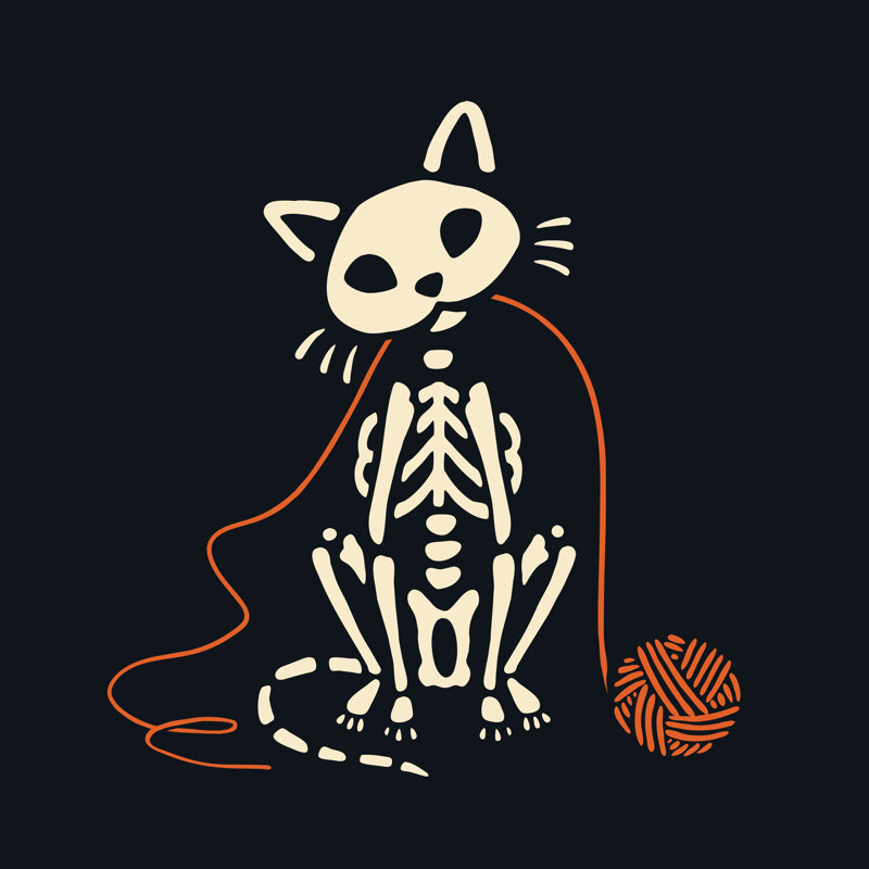 «Jalicia Skelepet VII» sur toile par Victoria Barnes, H 36 po x l 36 po