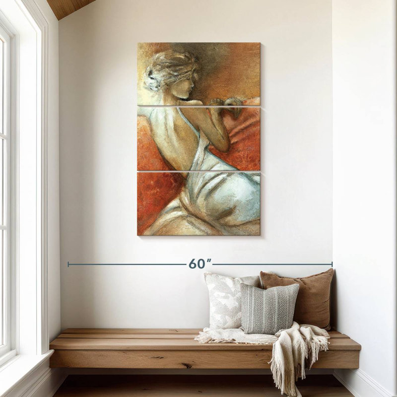 Leisha A Quiet Refrain I, 45" H x 28" W