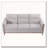 Comfortable Solid Wood Three-Seater Sofa