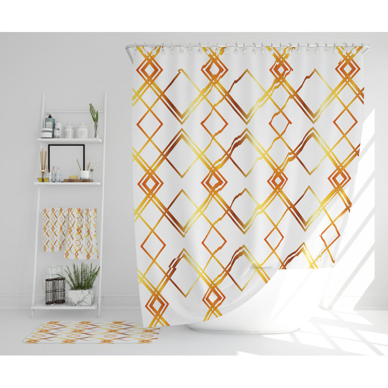Natelee Polyester Shower Curtain Set
