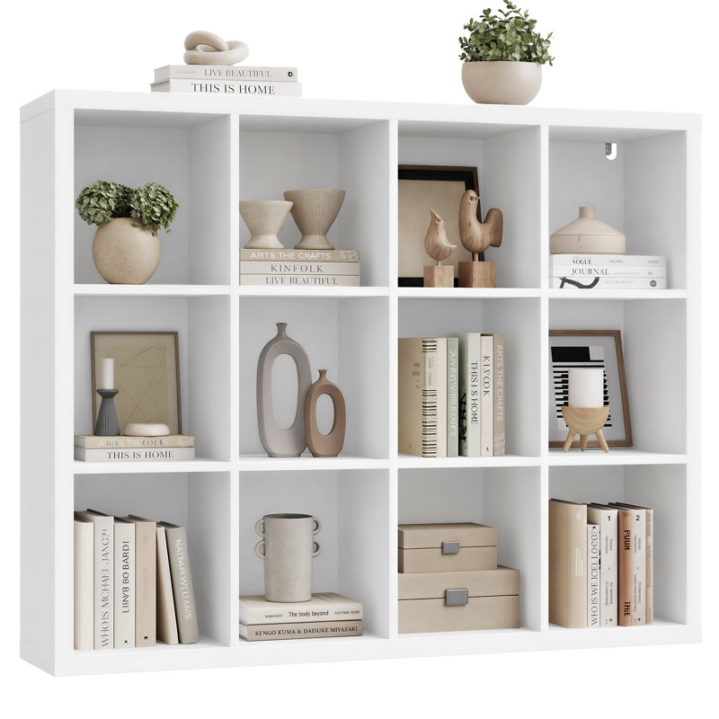Étagère cubique, organisateur de rangement avec tablettes ajustables, H 37,5 po x l 11,4 po x P 47,6 po