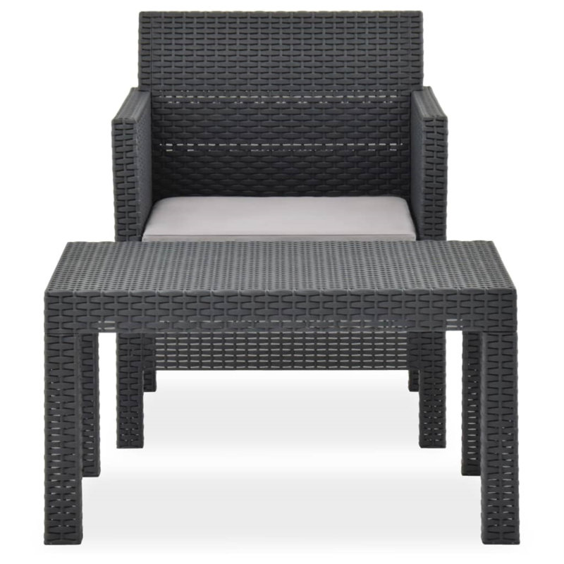 Chaise de patio avec coussins