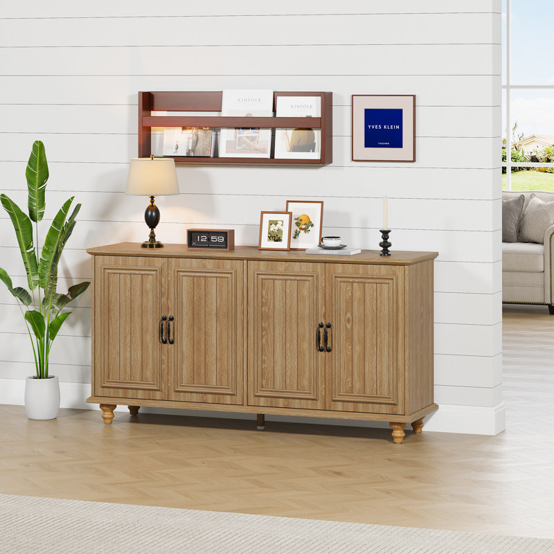 4 - Door Accent Cabinet, Natural