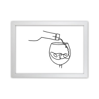 Pouring Wine - Print on Canvas
