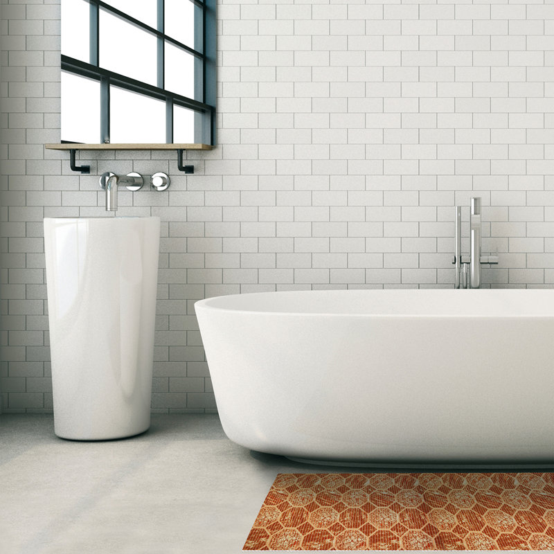 Tapis de bain Falkirk, Brun