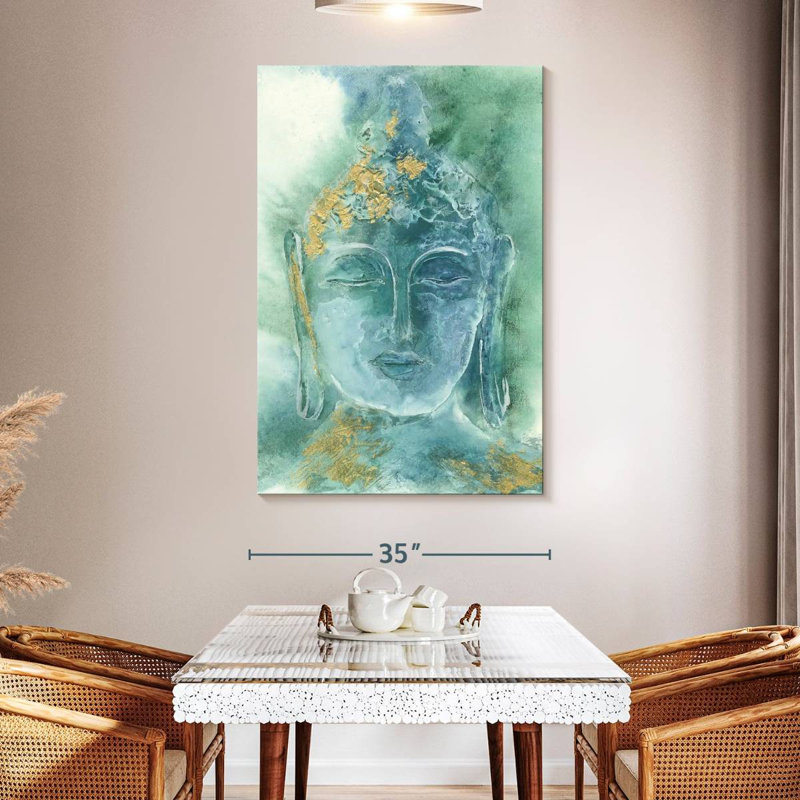 Bouddha doré Leisha I, H 51 po x l 34 po
