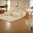 Velvet Modular Sectionals Sofa, Light Camel, Spacious And Modern Design
