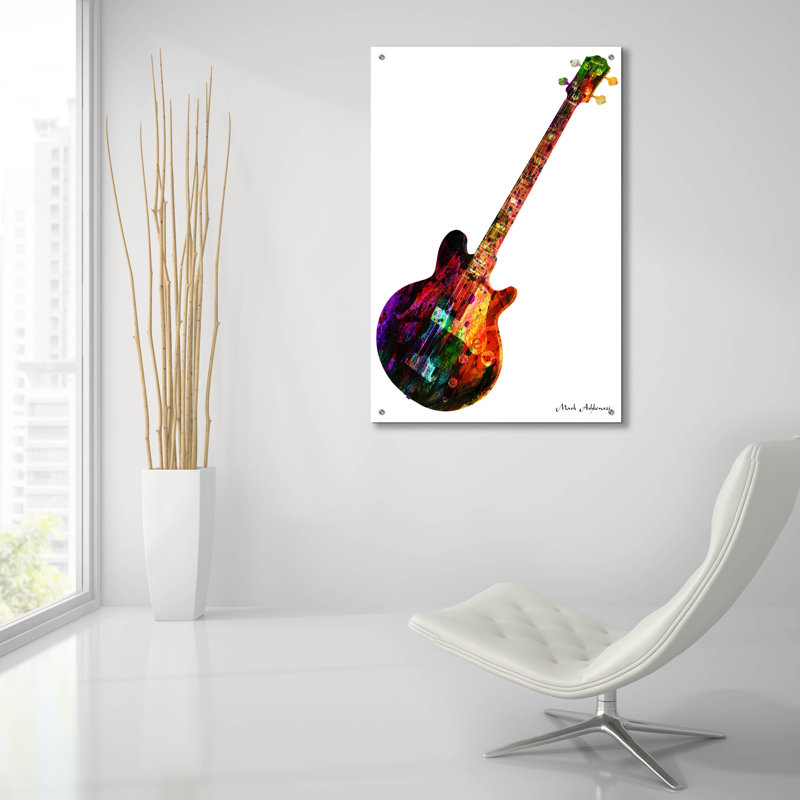 "Guitare 10" par Mark Ashkenazi, H 36 po x l 24 po x P 0,2 po