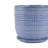 Decorative Round Indoor Planter With Saucer For Home Decor - Stylish Textured Flower Pot For Outdoor Patio Or Living Room Decor - Set Of 2, 6",  8"-1693129177