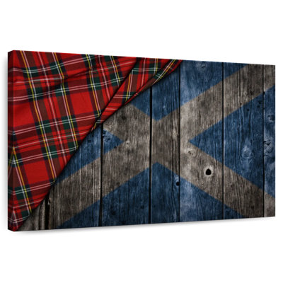 Borges Kilt And Scottish Flag