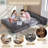 Chenille Convertible Folding Sleeper Sofa Bed Futon Couch Mattress Combo Set-1970928626