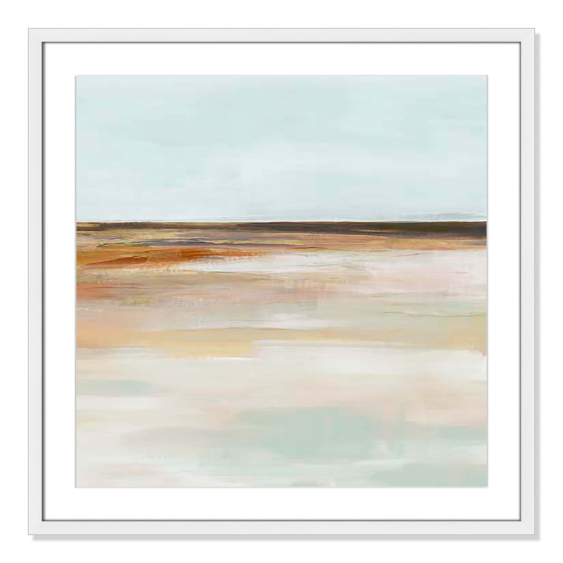 «Coastal Glades II» par Ian C, H 27,5 po x l 27,5 po x P 0,75 po, Encadré de boîte blanc