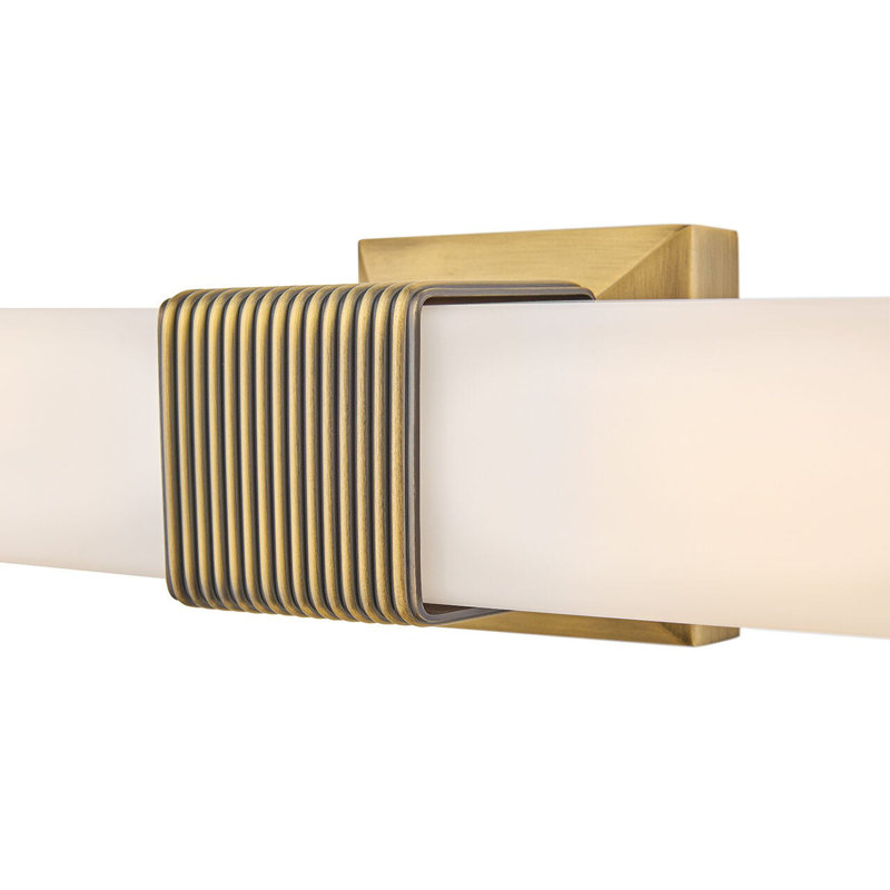Cotes 1 - Light Bath Sconce by Lisa McDennon, Lacquered Brass