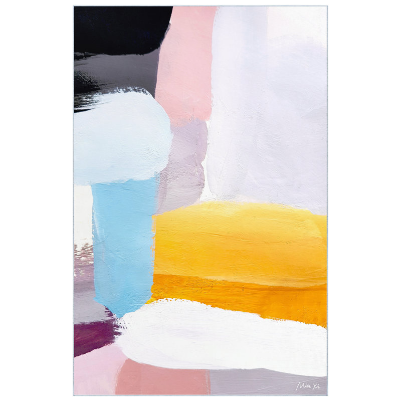 Haline Abstract Indoor Rug, Rectangle 5' x 7'6"