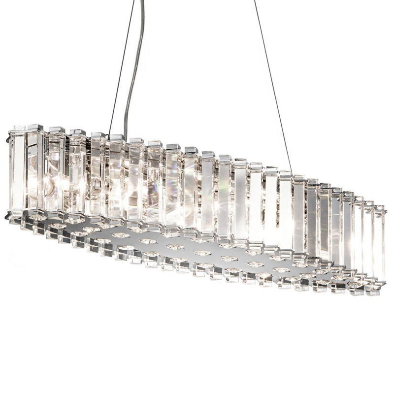 Cerium 8 - Light Chrome Drum Pendant
