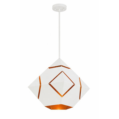 Streater 4 - Light Geometric Chandelier