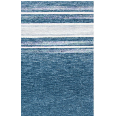 Lauren Ralph Lauren Hand Tufted Wool Pile Striped Rug
