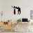 Decorative Metal Wall Accessory by Banksy, 24.8 x 24.0 inches | 100% Metal Construction, Thickness: 0.06 inches | Striking Black and Red Design, Perfect for Modern Home Décor & Art Enthusiasts