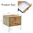 Double-Drawer Bedside Table. The Board Surface Is MDF With Wood Grain Sticker, And Both Sides Are Transparent Tempered Glass. The Design Is Simple And Elegant, With Excellent Storage Functions.