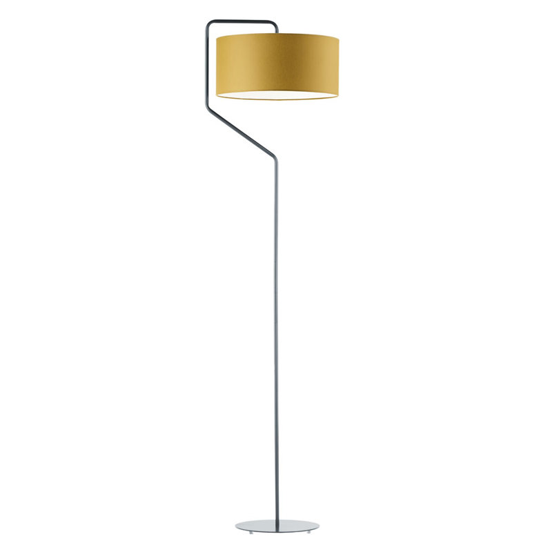 Eleanore 156cm Traditional Floor Lamp, Mustard