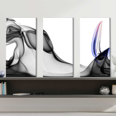 1 Pierre 3: 18. «The Flame intérieur» par Mark Lawrence - ensemble de 3 impressions sur toile tendue